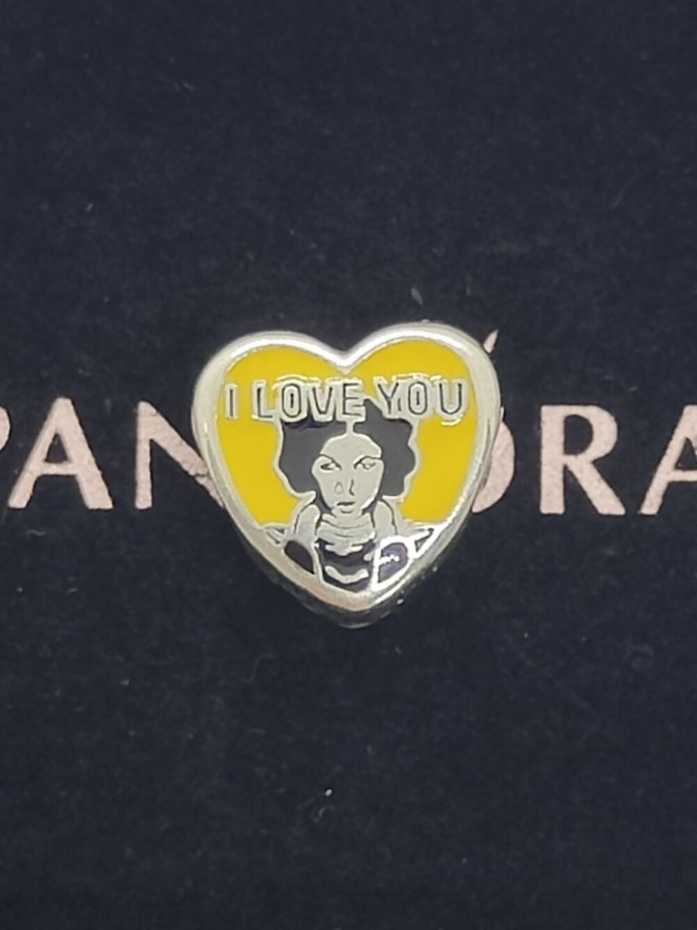 Pandora STAR WARS Han Solo Princess Leia I Love You, I Know Charm Heart Pendant